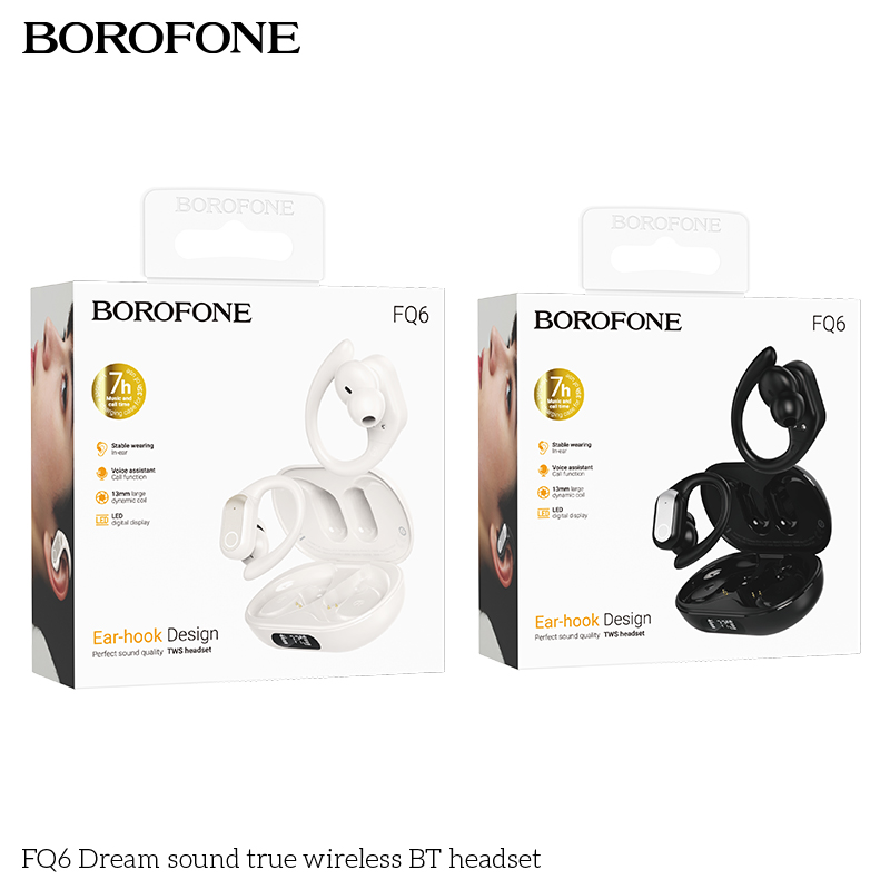 BOROFONE FQ6 Dream sound TWS earbuds Bluetooth 5.4 NZ 8